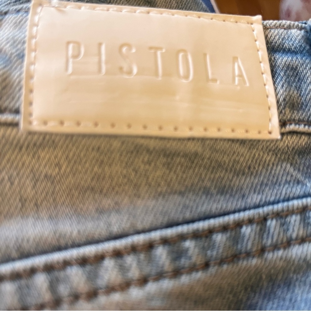 Pistola Jeans Womens Sz 29 Nico Racer Walk The Line High Rise Ankle Distressed - Picture 9 of 13